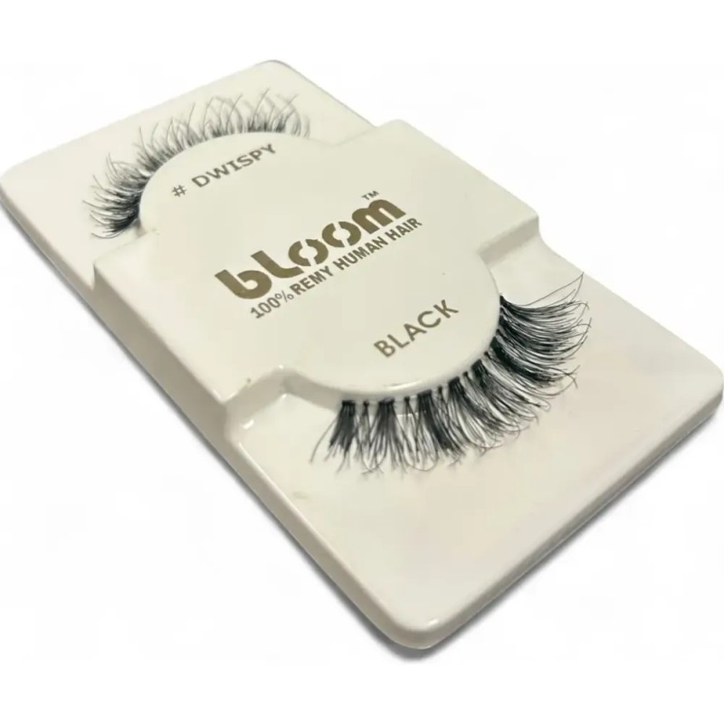 12 Pestañas Tira Bloom 100% Natural Docena Solo Modelo #dw