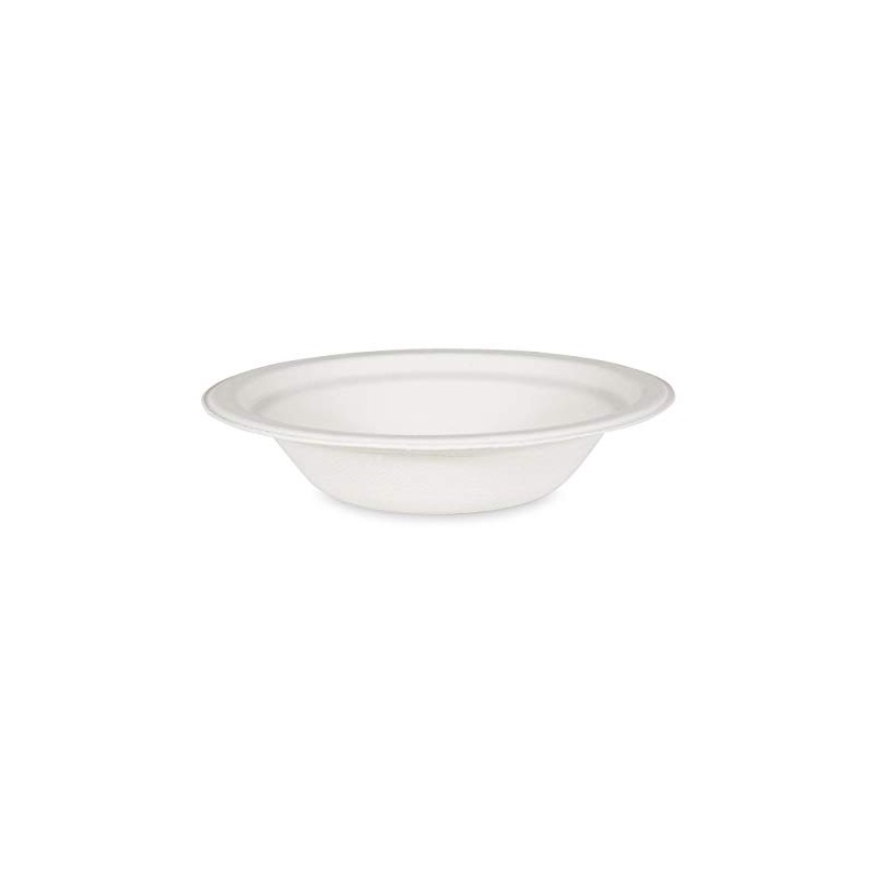 VEPATIM 50 Soup Bowls Salad Bowls Round Sugar Cane 400