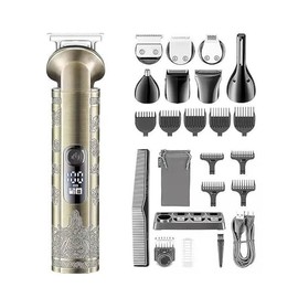 Hair Clippers for Men, 8 in 1 Hair Clipper Beard Shaver Nose Body Trimmer Digital Display Set Men's Grooming Kit for Men