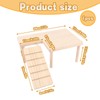 Hamster Platform, Funny Wooden Hamsters Shelf Hamster Cage Platform Suitable