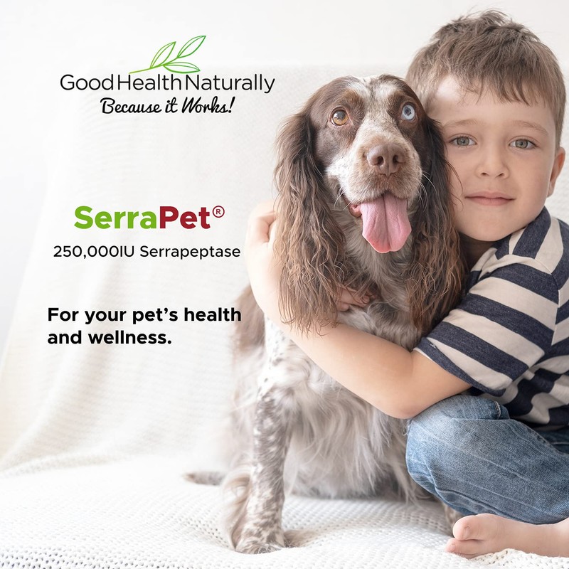 SerraPet Serrapeptase 250,000IU 90 Tablets