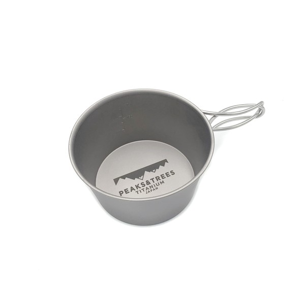 PEAKS & TREES TITANIUM SHERA CUP, Direct Fire, Deep, 11.8