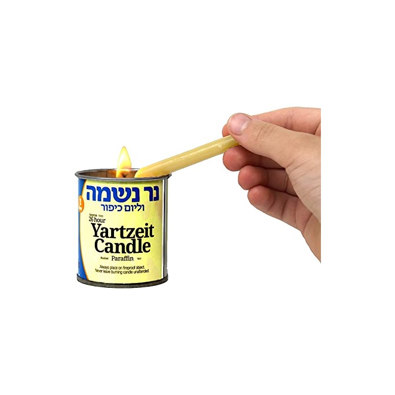 One Day Yahrzeit Candles - 12 Pack - 24 Hour