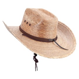 Mexican Style Wide Brim Safari Hat - Natural OSFM