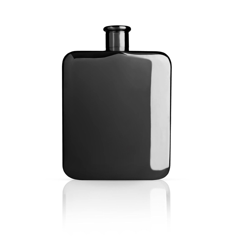 Viski Stainless Steel Pocket Hip Flask for Men and Women,