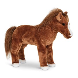 Bearington Blaze Plush Stuffed Animal Brown Horse 13.5 inches