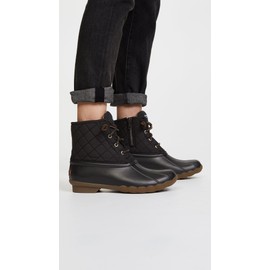 Sperry Women's Saltwater Boots, Black, 7.5 W