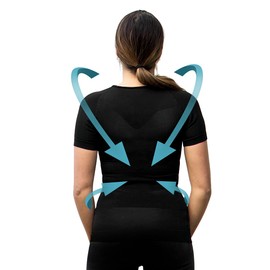 Women's Posture Corrector T-shirt | Anti Back Pain | Straightens Back and Shoulders | Undershirt | Short sleeves
