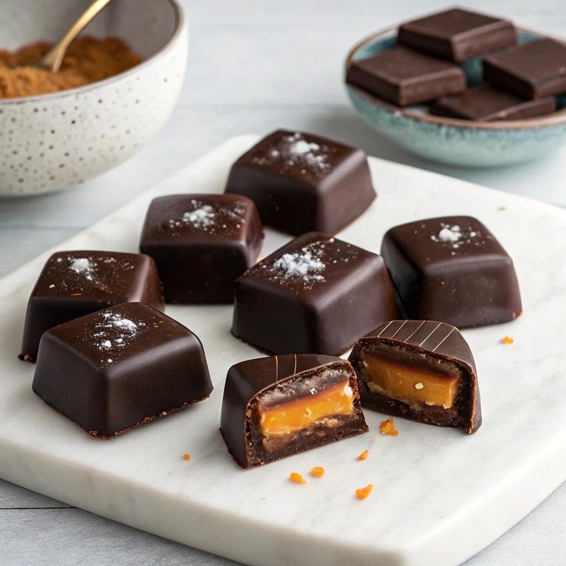 Miles Kimball Dark Chocolate Sea Salt Caramels - 28 oz.