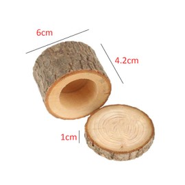 Sonwaha Ring Cushion Wedding Wooden 2 Pieces Ring Box Wedding Wooden Ring Box Wedding Wooden Ring Holder Wedding Ring Box for Wedding Engagement Party Valentine's Day (Mr & Mrs)