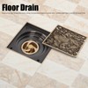 Floor Drain Antique Full Copper Shower Drain Kit for Kitchen