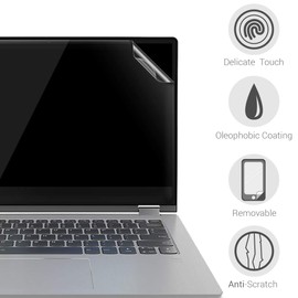 kwmobile 2 x Matte Screen Protectors Compatible with Lenovo Yoga 530 (14 Inch) Laptop Protective Film Anti-Glare Transparent