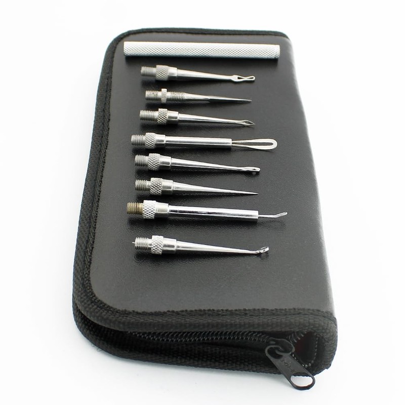Blackheads from Skin Care Professional Comedone Extractor Kit 8 in