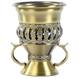 Incense Burner Bakhoor Insence Holder Insencents Resin Burners Frankincense Charcoal Burner Mabkhara for Yoga, Spa Office Home Decor (Bronze)
