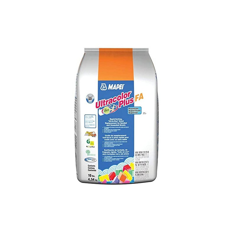 Mapei Ultracolor Plus FA Rapid-Setting Grout 10 lb Bag (Charcoal)