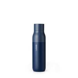 LARQ Bottle PureVis - Self-Cleaning and Insulated Stainless Steel Water Bottle with UV Water Sanitizer, 17oz, Monaco Blue