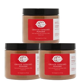 Civilized Coffee Instant Espresso Powder – For Baking, Smoothies & Chocolate, Non-GMO, 100% Arabica Coffee, 6 oz Jar (Pack of 3)