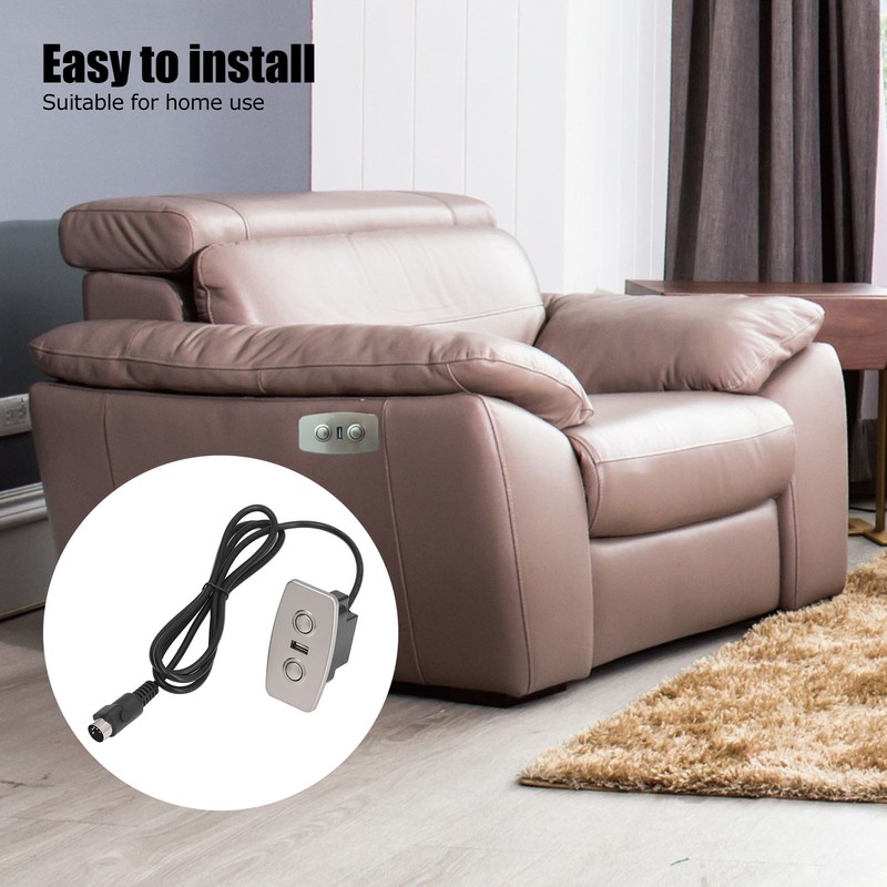 Recliner Switch USB Socket Charging Straight 5 Pin Light Free