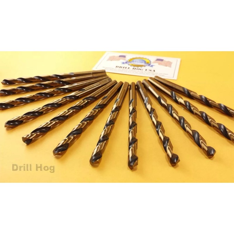 Drill Hog USA 3/16" Drill Bit HI-Molybdenum M7 HSS Lifetime
