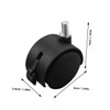 STOBOK 4pcs Office Chair Wheels, 1.5 Inch Swivel Caster for