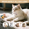 2 PCS Adjustable Cat Collar with Bell, Soft and Durable