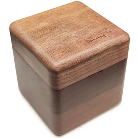 falado Girls 18 Tone Musical Box Solid Wooden Ballerina Musical Box Christmas Birthday Valentine's Day Mother's Day Melody of Swan Lake (Walnut)