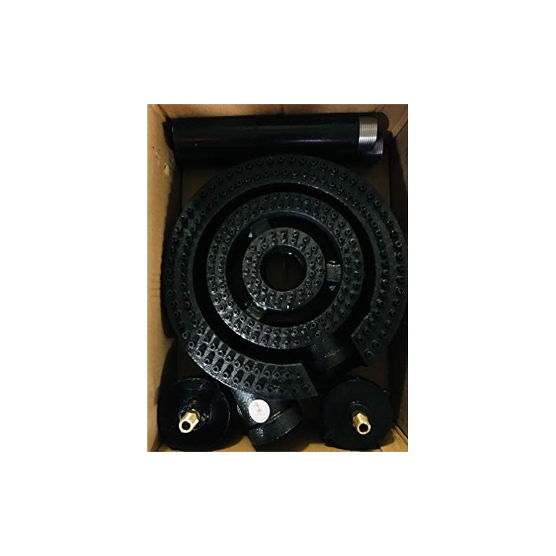 12 Inches Three Ring Burner (Natural Gas) (110.000 BTU)