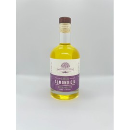 Fresh Vintage Farms Garlic Infused Almond Oil - 100% Pure Cold Pressed California Grown - Natural and Nutritious Great for Cooking, Baking, Grilling, Dipping, & Salads (Pack of 1)