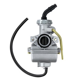 Tunejoy Carburettor 20 mm for 4 Stroke Engines 50cc 70cc 90cc 110cc 125cc PZ20 Carburetor with Manual Valve for ATV Dirt Bikes Pit Bikes Pocket Bikes Mopeds Motocross Quad
