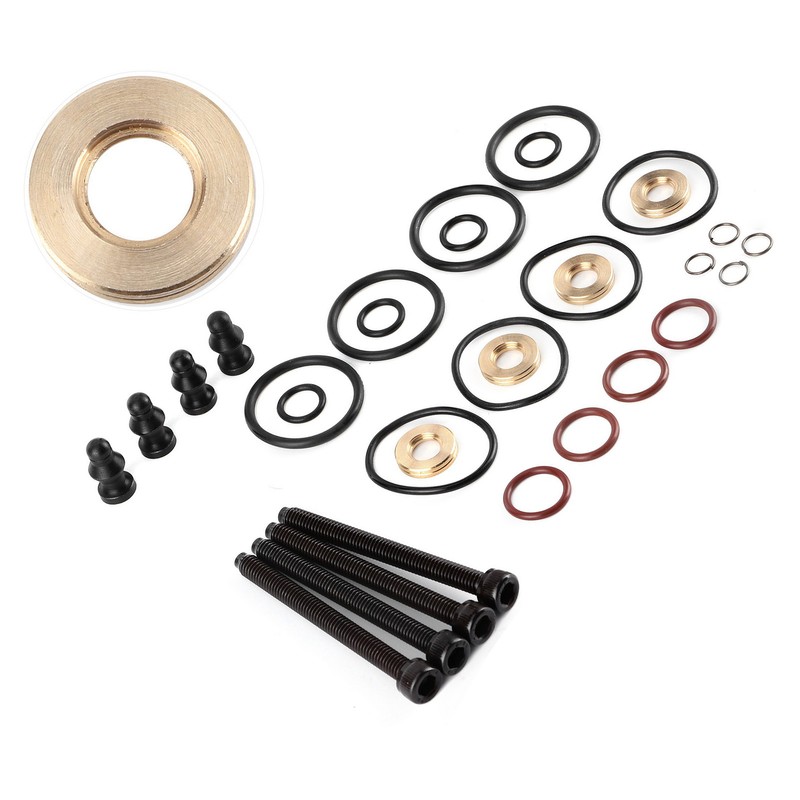 4Sets Fuel Injector Seal Repair Kit Sealing Assembly Clamp Bolt