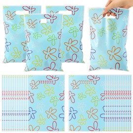 Eccliy 30 Pcs Birthday Party Favors Bags Cartoon Candy Gift Bags for Theme Party Decorations Goodie Supplies (Yellow Cartoon Theme)