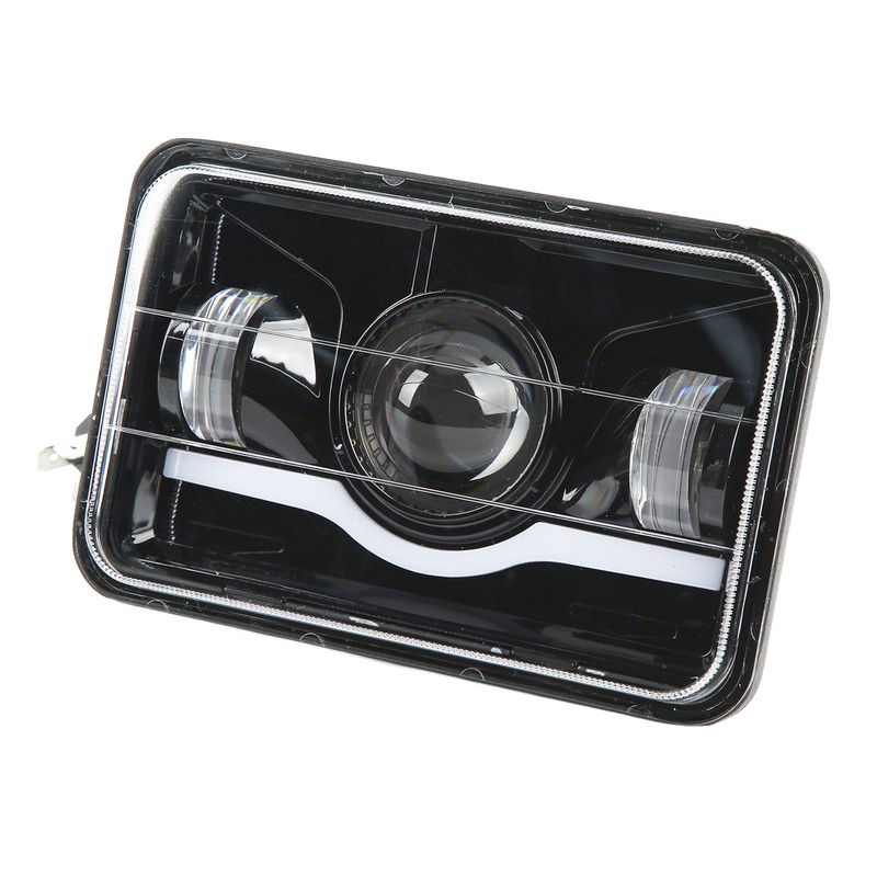 Truck Front Square LED Headlight with High Low Beam DRL