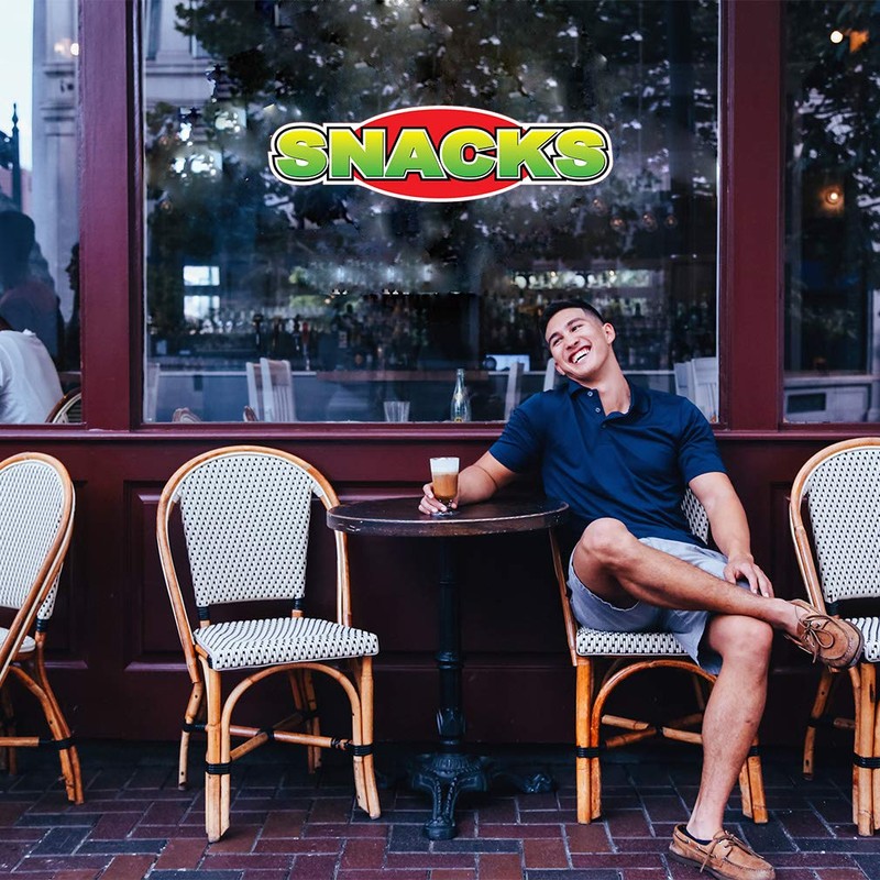 Food Truck Decals Snacks Concession Restaurant Die-Cut Vinyl & Sign