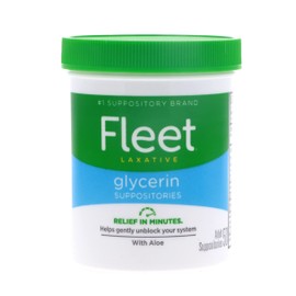 Fleet Glycerin Suppositories, 50 Each, Pack of 5