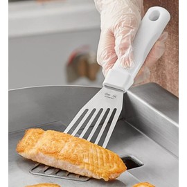 Chef Grade 6" x 3" Fish  Turner Spatula Stainless Steel Wok Tools Utensils