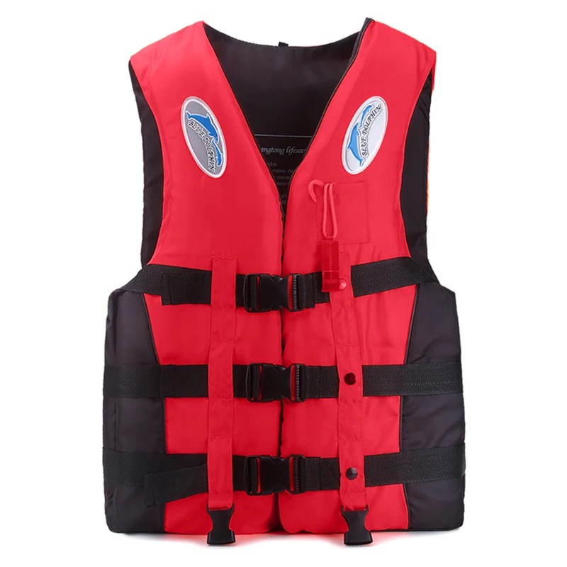 Adjustable Life Vest for Water Activities – Polyester Buoyancy Aid