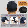 DURALA Adjustable Wave Caps for Men, Premium Elastic Stocking Cap