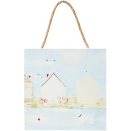 Hannah Cole EMB10810 Rain 20 x 20cm Wooden Wall Art, Multi-Colour