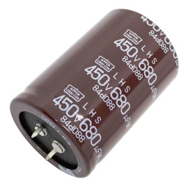 Elko Capacitor Radial 680µF 450V | Snap-in Electrolytic Capacitor up to 105°C | 680uF Electrolytic Capacitor from UCC