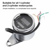 Motorcycle Digital Tachometer Tacho Speedometer Gauge 2 Airguide Cylinder Modified