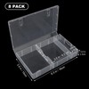 8PCS Playing Card Case Clear Plastic Gaming Game Card Case