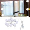 LED Makeup Mirror Lights Dimmable Bulb Warm/Cold Tones Dressing Mirror