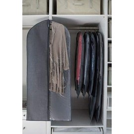 Clothes Covers - Viewing Window (Grey, Coat/Dress 60x135)