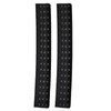2pcs Corset Extender Waist Extender Black Color (16 hooks)