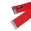 BlackButterfly 3 Inch Elastic Vertical Buckle Waist Belt (Red, 3XL)