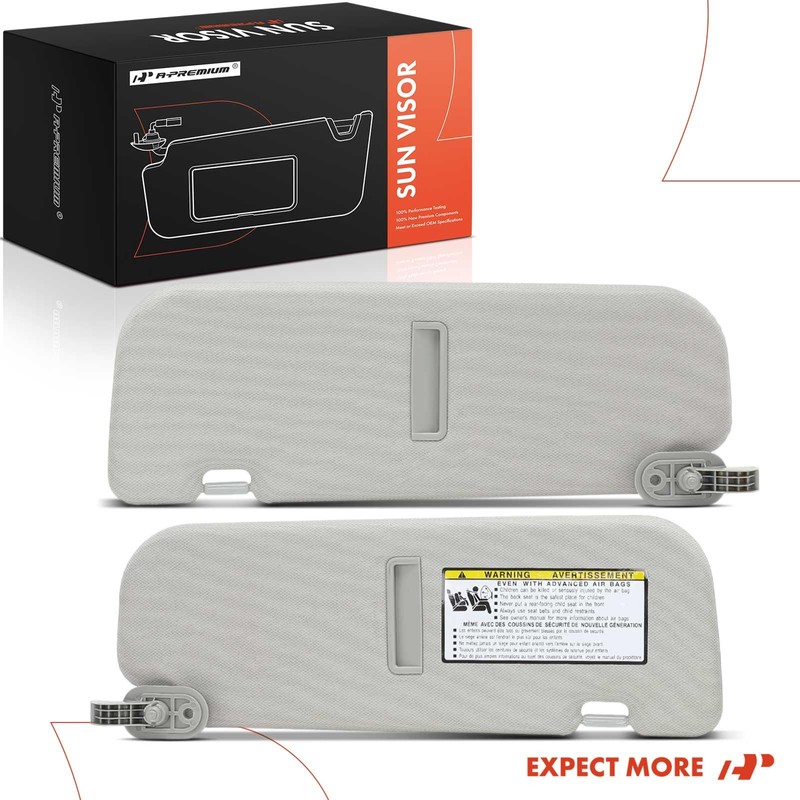 A-Premium Left & Right Sun Visor Compatible with Hyundai Elantra
