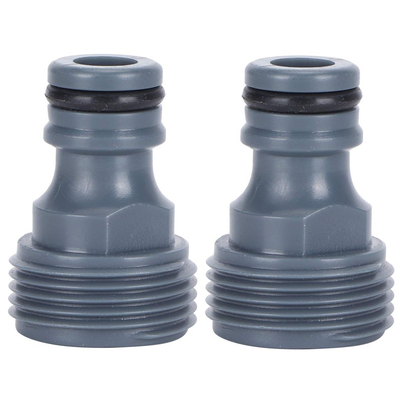2Pcs Quick Connector Nipple G3/4 Male Thread Hose Pipe Adapter