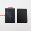 black playing cards black plastic play poker magic millionaire magic