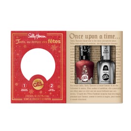 Sally Hansen Miracle Gel, Holiday Duo, Quick Dry, Long Lasting, Opaque, Shimmery Duo Pack Nail Polishes