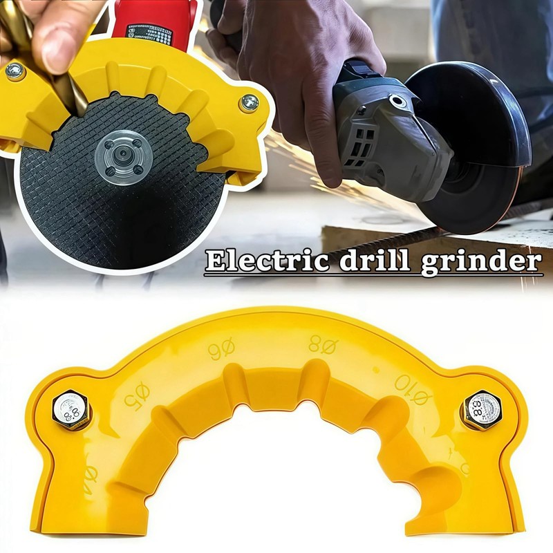2PCS Drill Bit Sharpener,Multipurpose Drill Sharpener Machine,Drill Bit Grinding Attachment,Angle